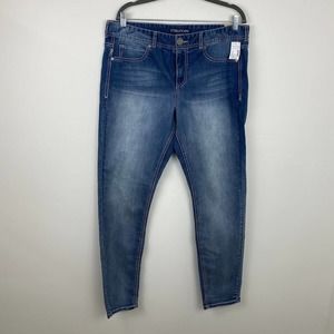 Maurices, Skinny stone washed jeans.